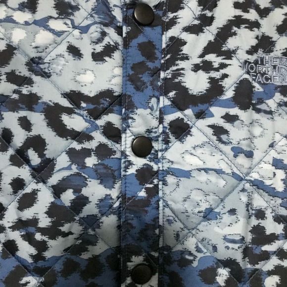 NWOT $149 The North Face | Anna | Blue Ombre Leopard Jacket Slightly Oversized - Picture 6 of 14